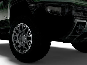 hummer ev gmc suv edition 1 2024 3D Model