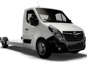 opel movano fwd ll35 l3h1 plataforma cabine 2021 Modelo 3D