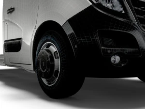 opel movano fwd ll35 l3h1 plataforma cabine 2021 Modelo 3D