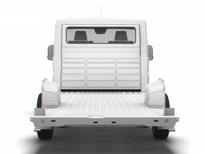 peugeot boxer 3540 l4 platform cab 2014 3D-Modell