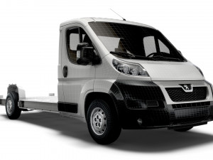 peugeot boxer 3540 l4 platform cab 2014 3D-Modell