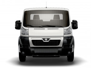 peugeot boxer 3540 l4 platform cab 2014 3D-Modell