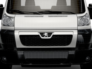 peugeot boxer 3540 l4 platform cab 2014 3D-Modell