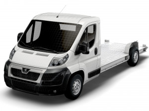 peugeot boxer 3540 l4 platform cab 2014 3D-Modell