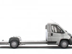 peugeot boxer 3540 l4 platform cab 2020 3D Model