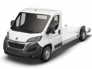 peugeot boxer 3540 l4 platform cab 2020 Modèle 3D