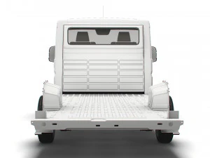 peugeot boxer 3540 l4 platform cab 2020 3D Model