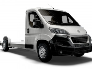 peugeot boxer 3540 l4 platform cab 2020 Modèle 3D