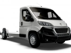 peugeot boxer 3540 l4 platform cab 2020 3D Model