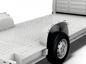 peugeot boxer 3540 l4 platform cab 2020 3D Model