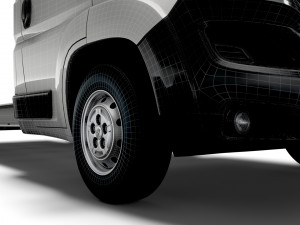 peugeot boxer 3540 l4 platform cab 2020 Modèle 3D