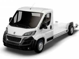 peugeot boxer 3540 l4 platform cab 2020 Modèle 3D