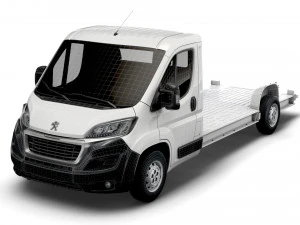peugeot boxer 3540 l4 platform cab 2020 3D Model