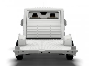 peugeot boxer 3540 l4 platform cab 2020 3D Model