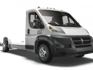 ram promaster 3540 l4 cabina piattaforma 2019 Modello 3D