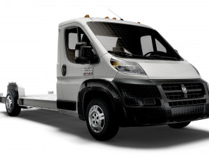 ram promaster 3540 l4 platform cab 2019 3D 모델