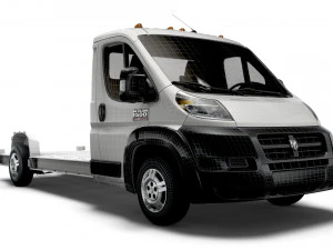 ram promaster 3540 l4 platform cab 2019 3D Model