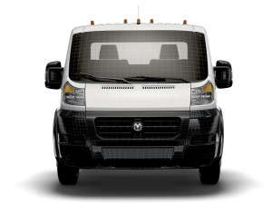 ram promaster 3540 l4 platform cab 2019 3D 모델