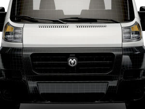 ram promaster 3540 l4 platform cab 2019 3D Model