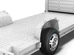 ram promaster 3540 l4 platform cab 2020 Model 3D