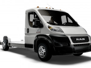 ram promaster 3540 l4 platform cab 2020 Model 3D