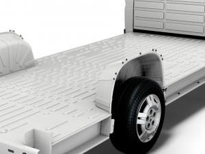 ram promaster 3540 l4 platform cab 2020 Model 3D