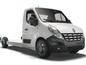 renault master fwd ll35 l3h1 plataforma cabina 2010 Modelo 3D