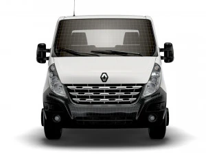 renault master fwd ll35 l3h1 platform cab 2010 3D Model