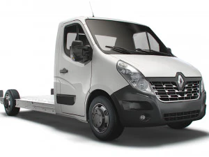 renault master fwd ll35 l3h1 plataforma cabina 2014 Modelo 3D