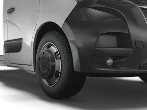 renault master fwd ll35 l3h1 plataforma cabina 2021 Modelo 3D