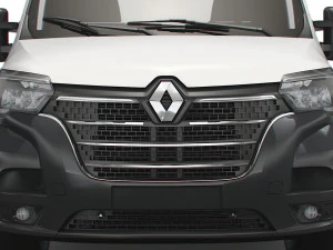 renault master fwd ll35 l3h1 plataforma cabina 2021 Modelo 3D