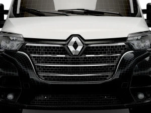 renault master fwd ll35 l3h1 plataforma cabina 2021 Modelo 3D