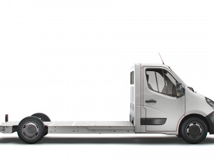 vauxhall movano fwd ll35 l3h1 platform cab 2021 3D Модель