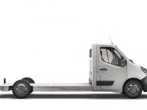 vauxhall movano fwd ll35 l3h1 platform cab 2021 3D Модель