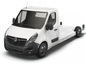 vauxhall movano fwd ll35 l3h1 platform cab 2021 3D Модель