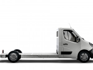 vauxhall movano fwd ll35 l3h1 platform cab 2021 3D Модель