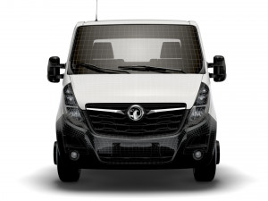 vauxhall movano fwd ll35 l3h1 platform cab 2021 3D Модель
