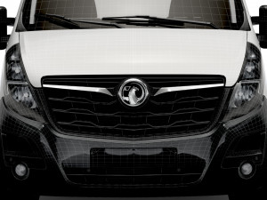 vauxhall movano fwd ll35 l3h1 platform cab 2021 3D Модель