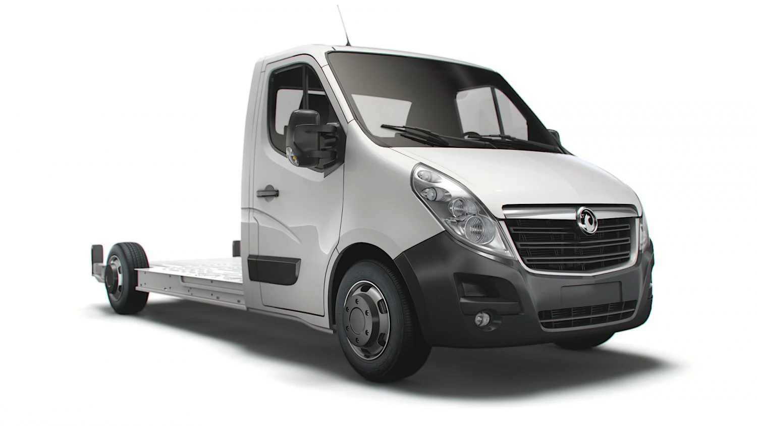 vauxhall movano fwd ll35 l3h1 platform cab 2014 3D Model .c4d .max .obj .3ds .fbx .stl .blend