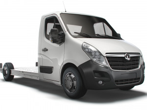 vauxhall movano fwd ll35 l3h1 platform cab 2014 3D 모델