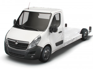 vauxhall movano fwd ll35 l3h1 platform cab 2014 3D Model