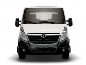vauxhall movano fwd ll35 l3h1 platform cab 2014 3D Model
