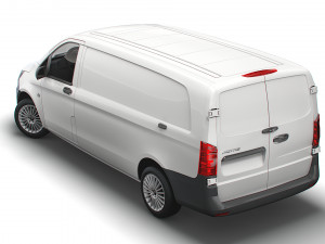 mercedes benz metris cargo van l3 2021 Modèle 3D