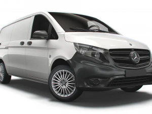 mercedes benz vito panel van l3 2021 3D Model