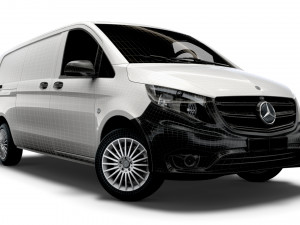 mercedes benz vito panel van l3 2021 3Dモデル