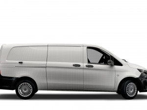 mercedes benz vito panel van l3 2021 3Dモデル