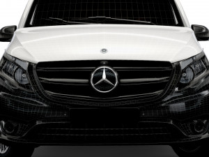 mercedes benz vito panel van l3 2021 3Dモデル