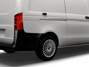 mercedes benz vito panel van l3 2021 3Dモデル