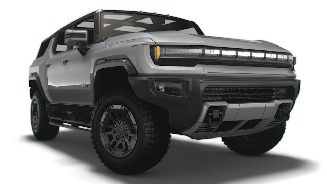 hummer ev gmc suv 2024 3D Model .c4d .max .obj .3ds .fbx .stl .blend 