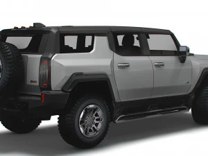hummer ev gmc suv 2024 3D Model